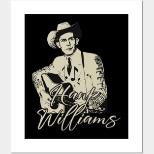 hank williams #1 Posters and Art